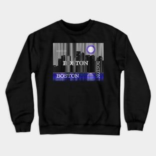 Boston Skyline Crewneck Sweatshirt